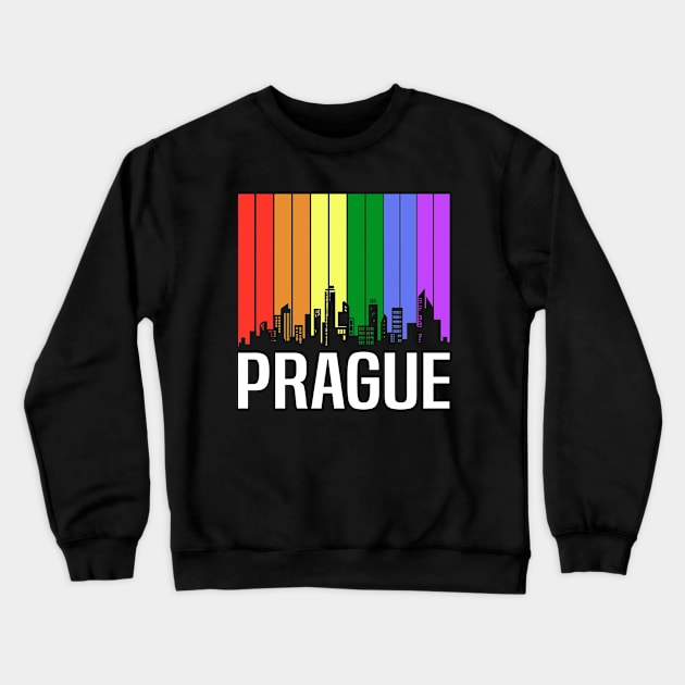 The Love For My City Prague Great Gift For Everyone Who Likes This Place. Crewneck Sweatshirt by gdimido